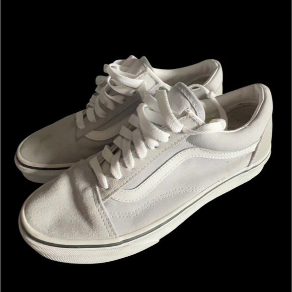 Vans Old Skool Shoes-  Grey Dawn/White - Picture 4 of 7